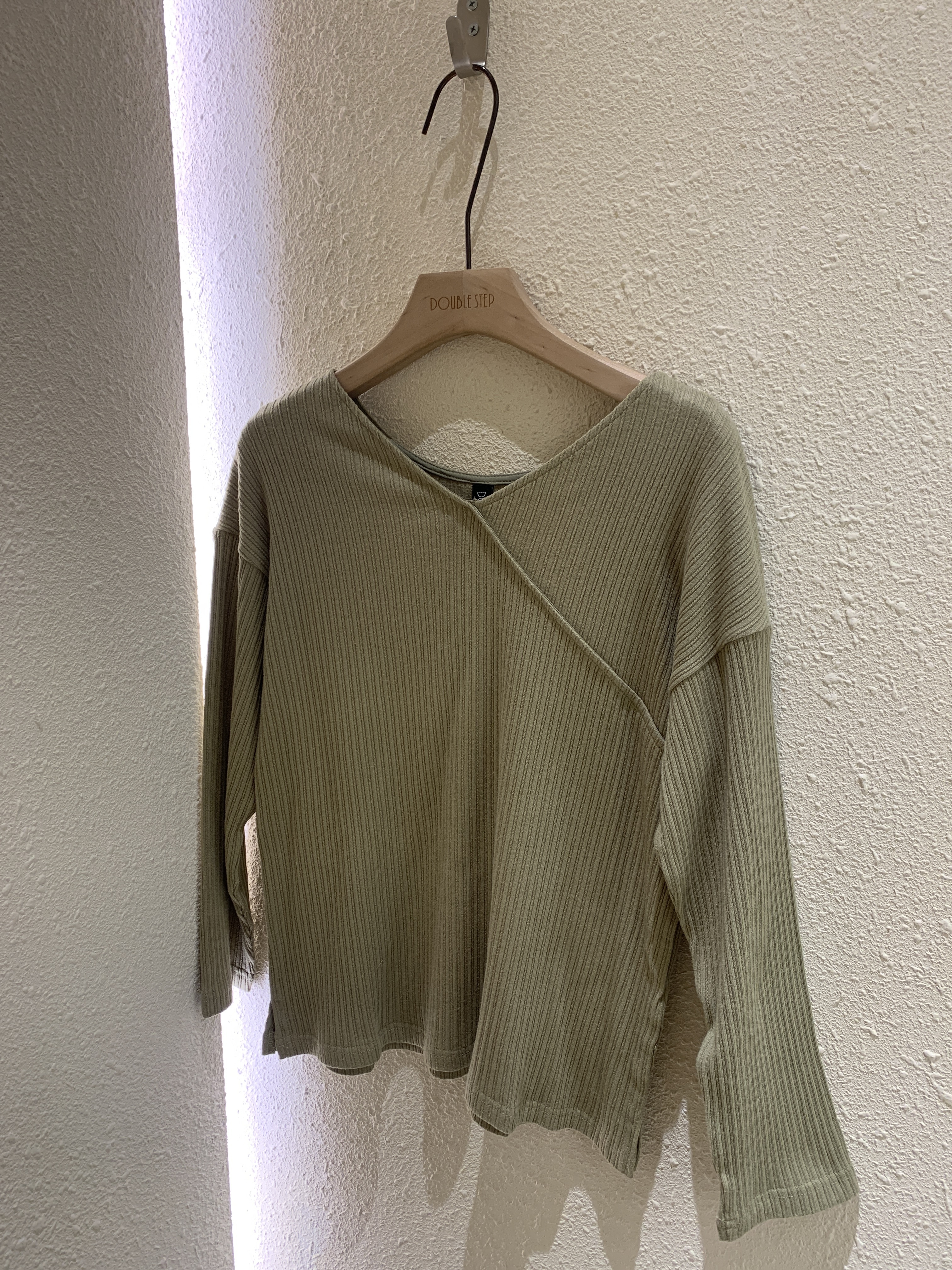 9254｜2way！直紋長袖上衣