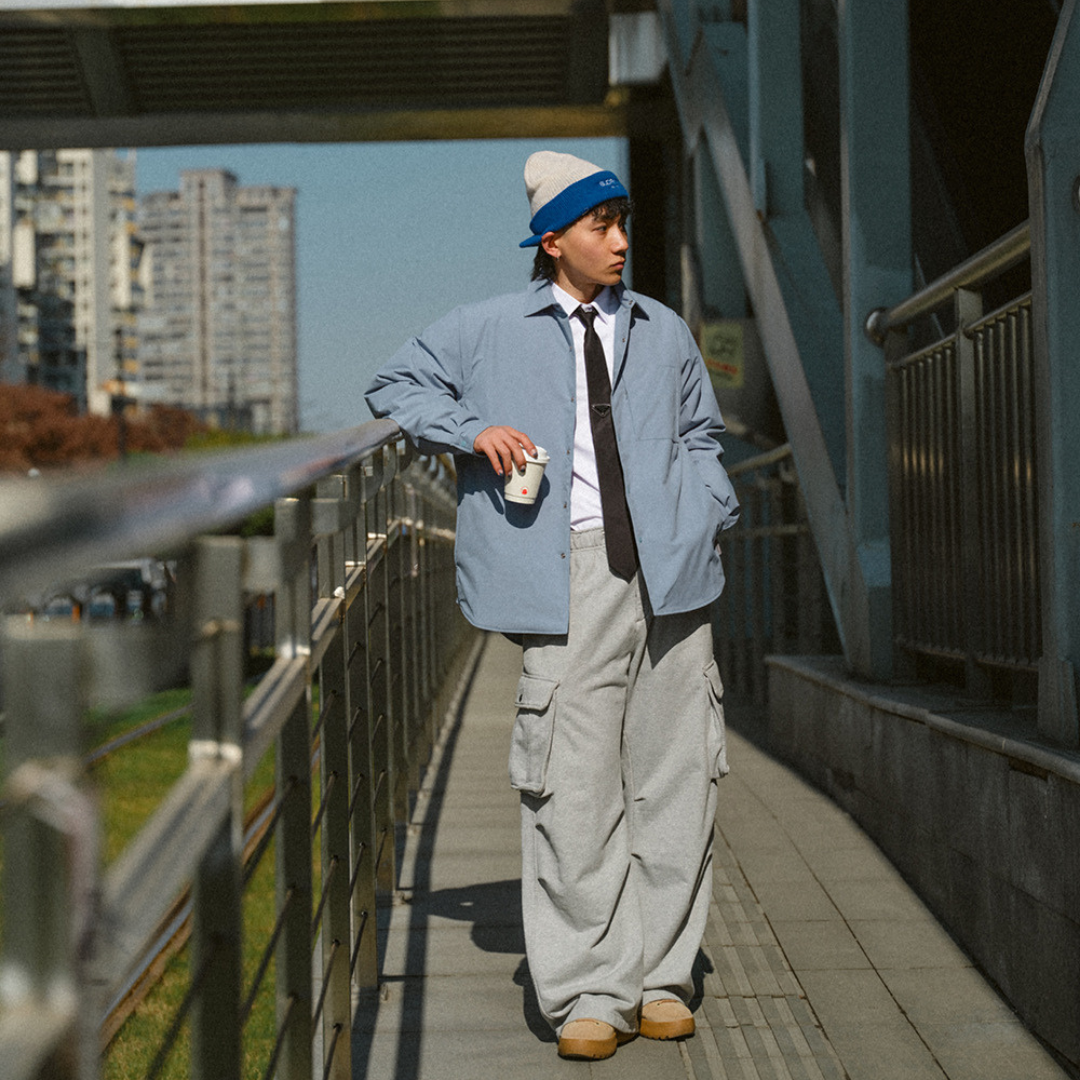 輕量化鎖溫保暖棉服襯衫外套