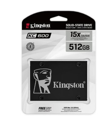 Kingston 金士頓 KC600 SATA-3 512GB SSD 固態硬碟(SKC600/512G)