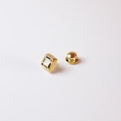 七窯社 - 亞麻陶飾 西裝胸針 耳環 婚禮飾品組