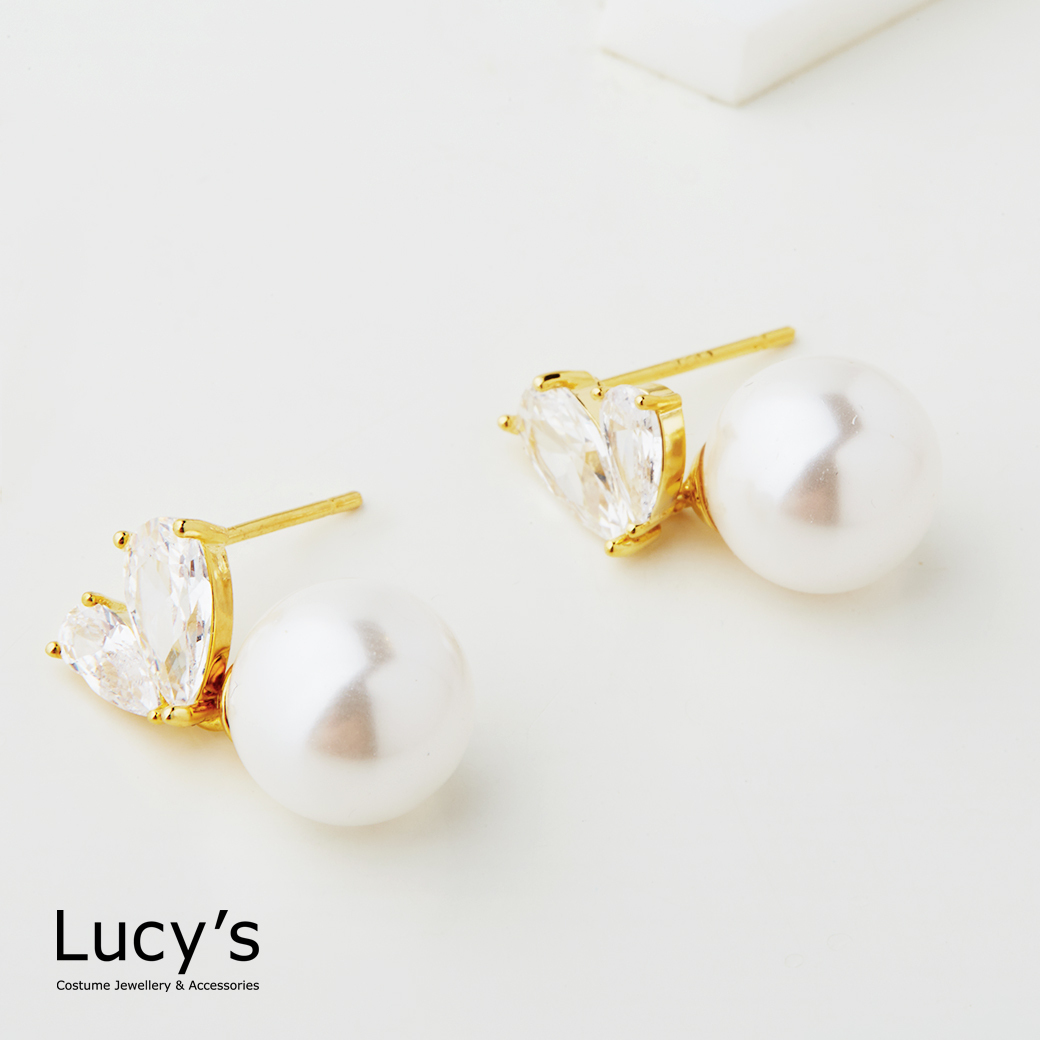 璀璨珍心 耳環 (126214)