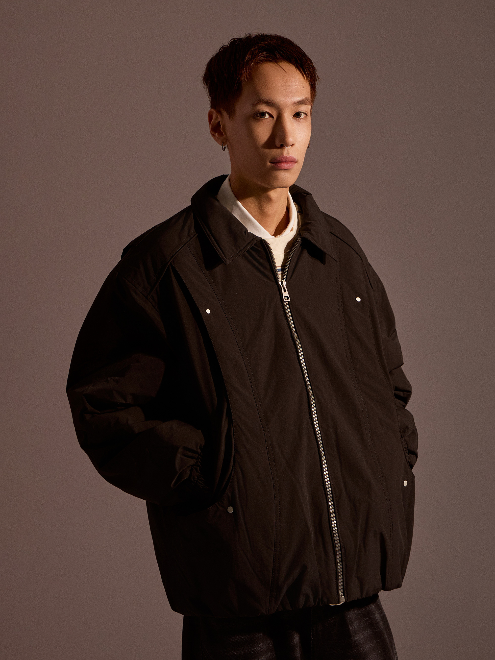 老錢極簡鋪棉外套