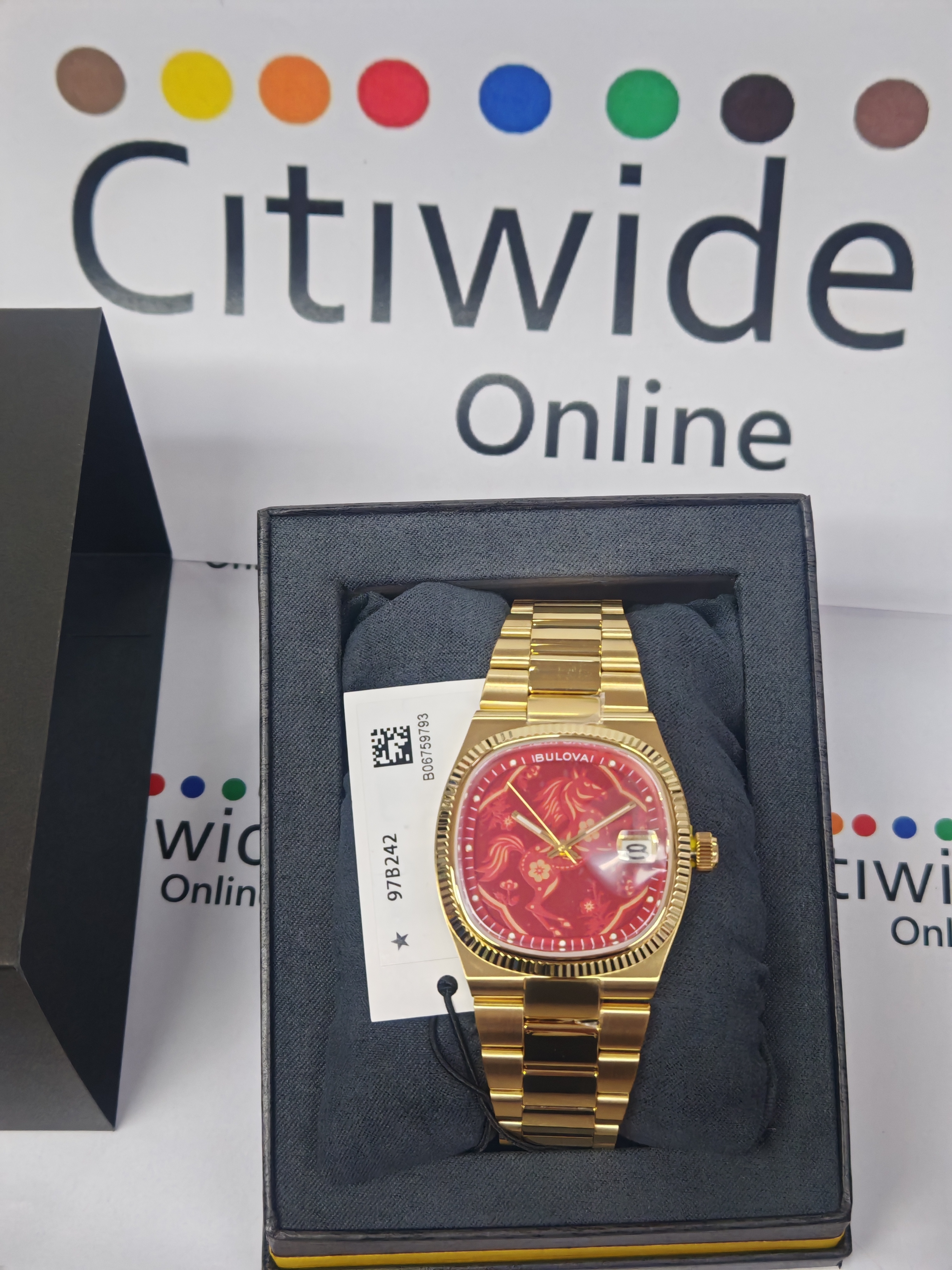 New Bulova "Year of the Horse" Red Super Seville Precisionist 97B242 寶路華「馬年」紅色 限量版 LIMITED 888隻