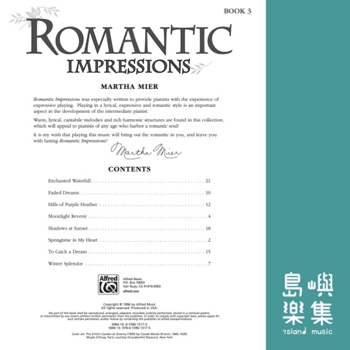 Romantic Impressions, Book 3