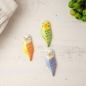 七窯社 - 虎皮鸚鵡 胸針