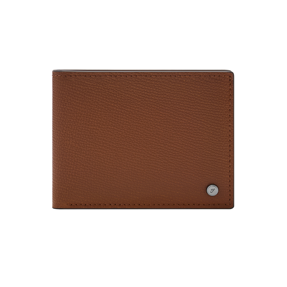 Eric 真皮質感零錢袋皮夾-咖啡色 SML1897210