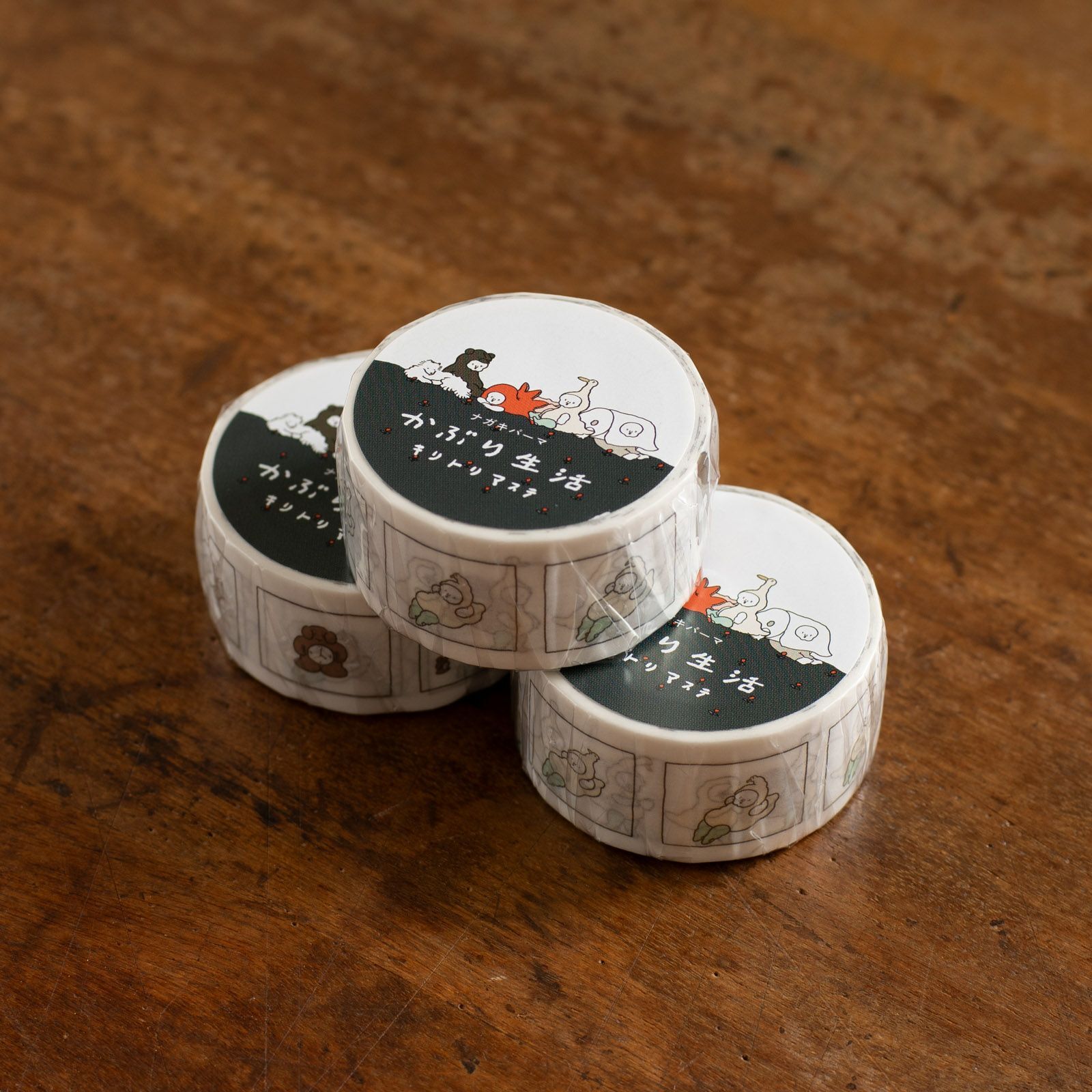 Nagaki Perm「變裝生活」易撕線紙膠帶 / 手紙社 / JAPAN