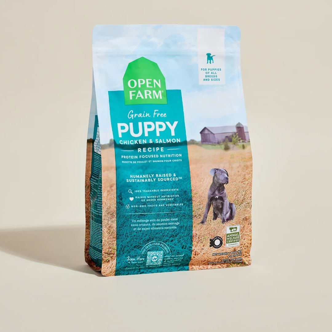 Open Farm 無穀物野生三文魚走地雞配方幼犬糧 4lbs