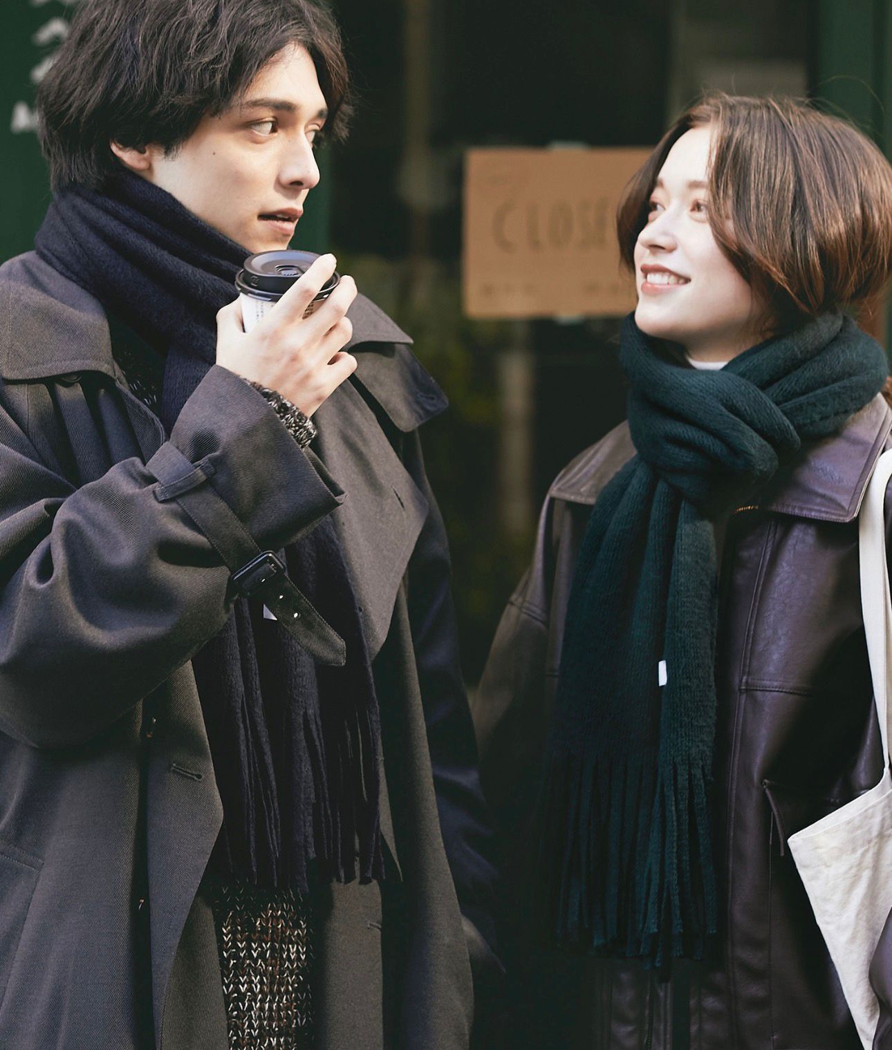 【預購】JN012303 MONO-MART 蓬鬆質感長圍巾