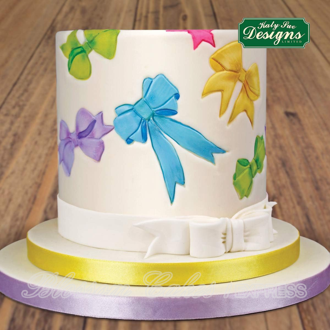 Katy Sue Bows Silicone Embossers Mould