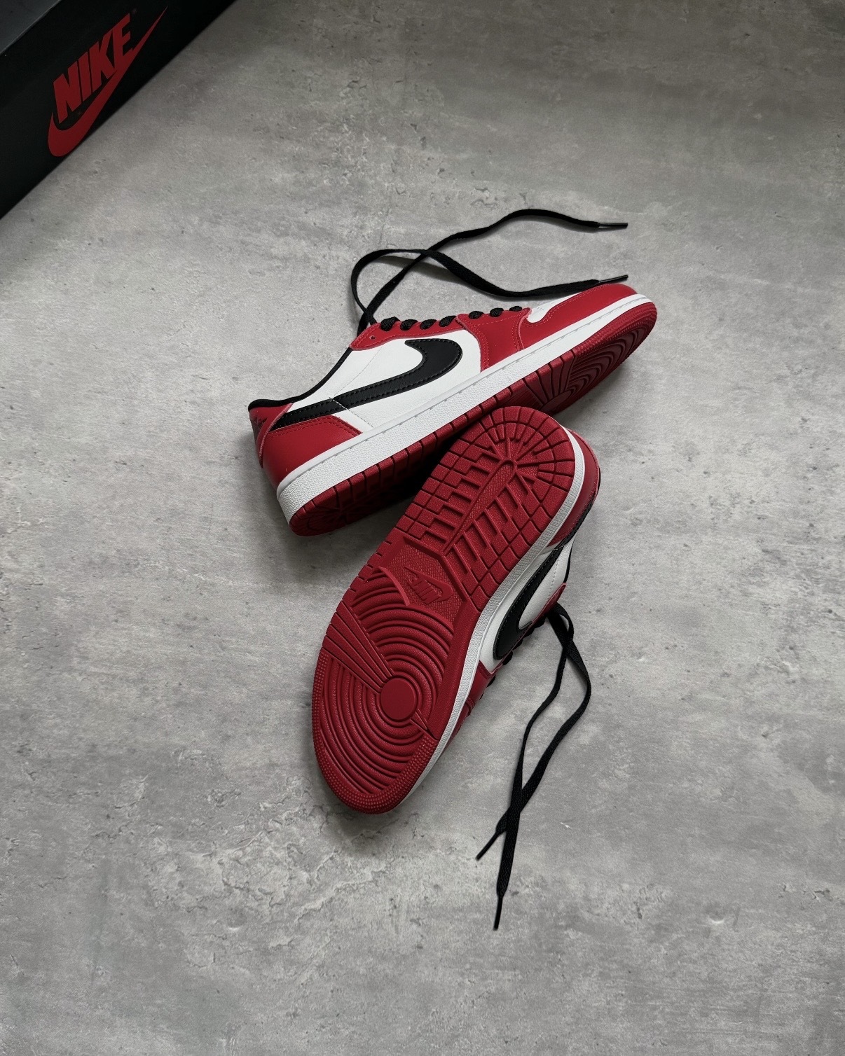 NIKE AIR JORDAN 1 RETRO LOW OG "CHICAGO" 芝加哥配色 復刻版 黑紅 紅黑 白色 男鞋 HQ6998-600 / 預購