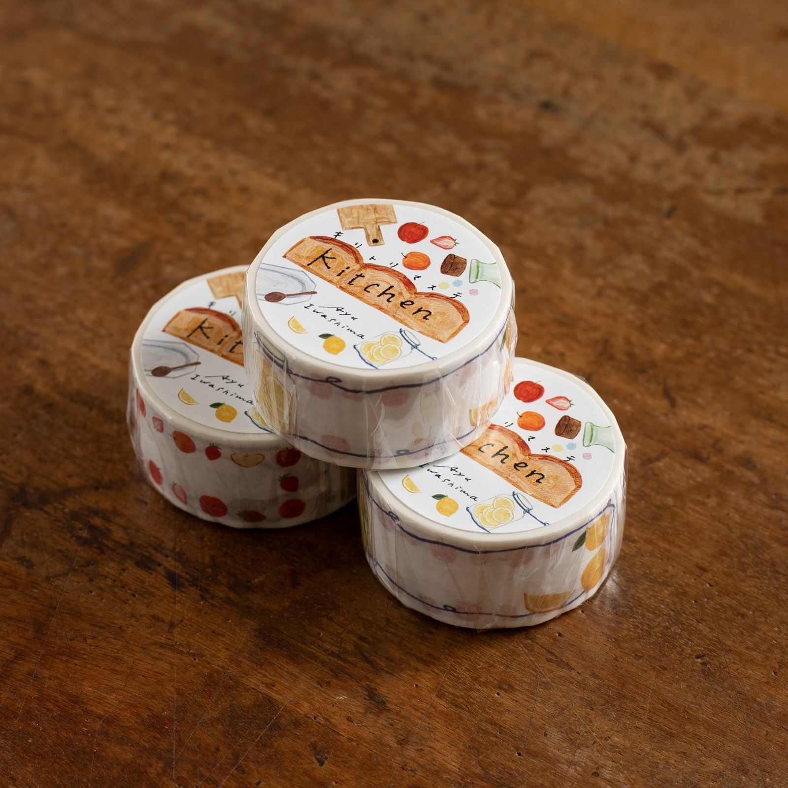 Ayu Iwashima「Kitchen」易撕線紙膠帶 / 手紙社 / JAPAN