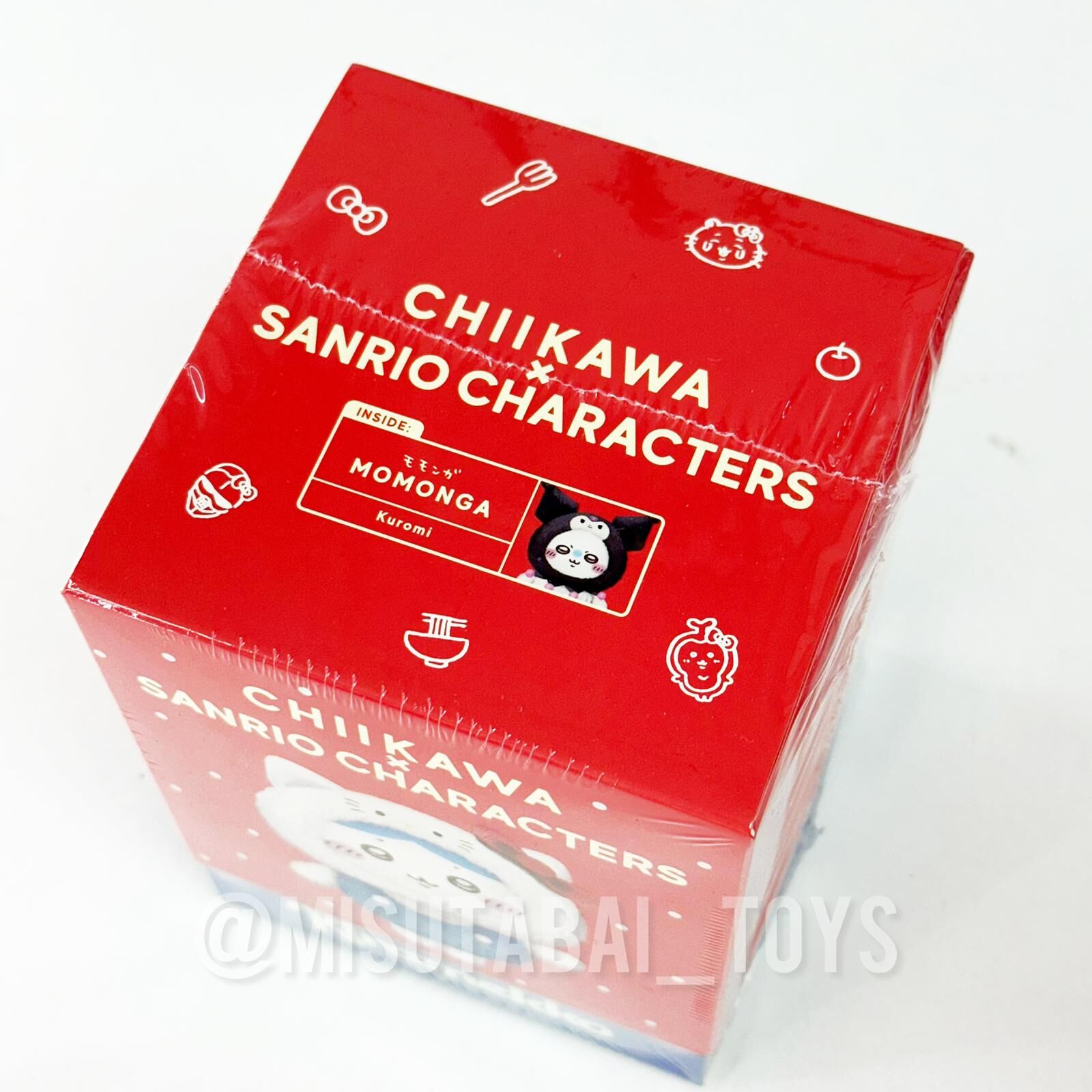 Chiikawa × Sanrio Characters Kiramekko (Momonga × Kuromi)