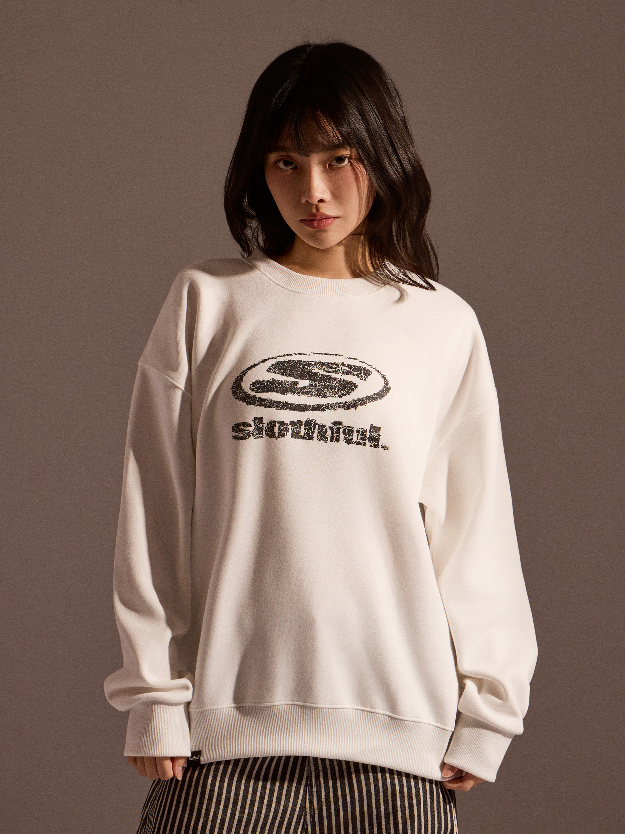 龜裂斑駁S圈圈大學T