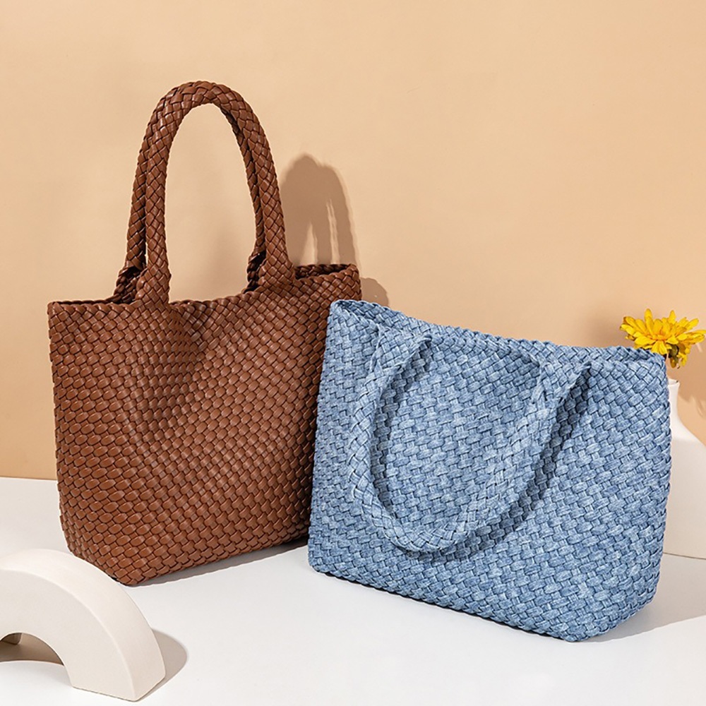 包包 編織包 腋下包 單肩包 子母包 皮革包 編織托特包 手提托特包 肩背包 通勤包 大容量腋下包 軟皮包包 1085