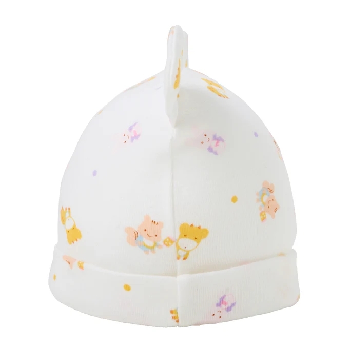 PUREVEIL舞颯兔寶寶純棉嬰兒帽-黃色