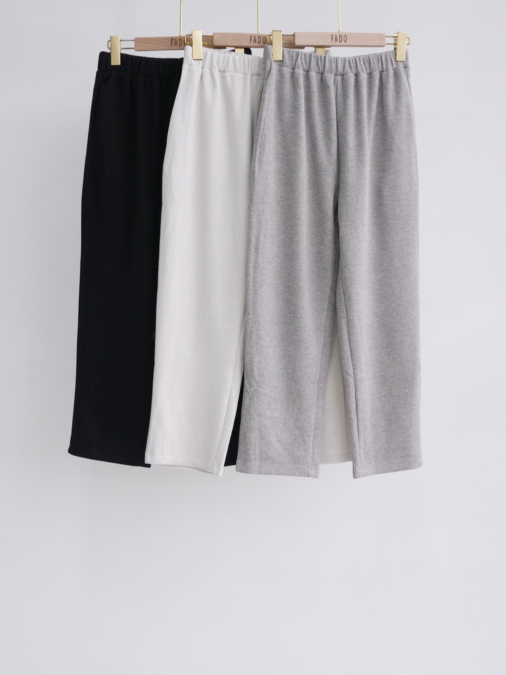 法朵Fado shop｜鬆緊腰口袋針織奶奶褲 213A005 三色