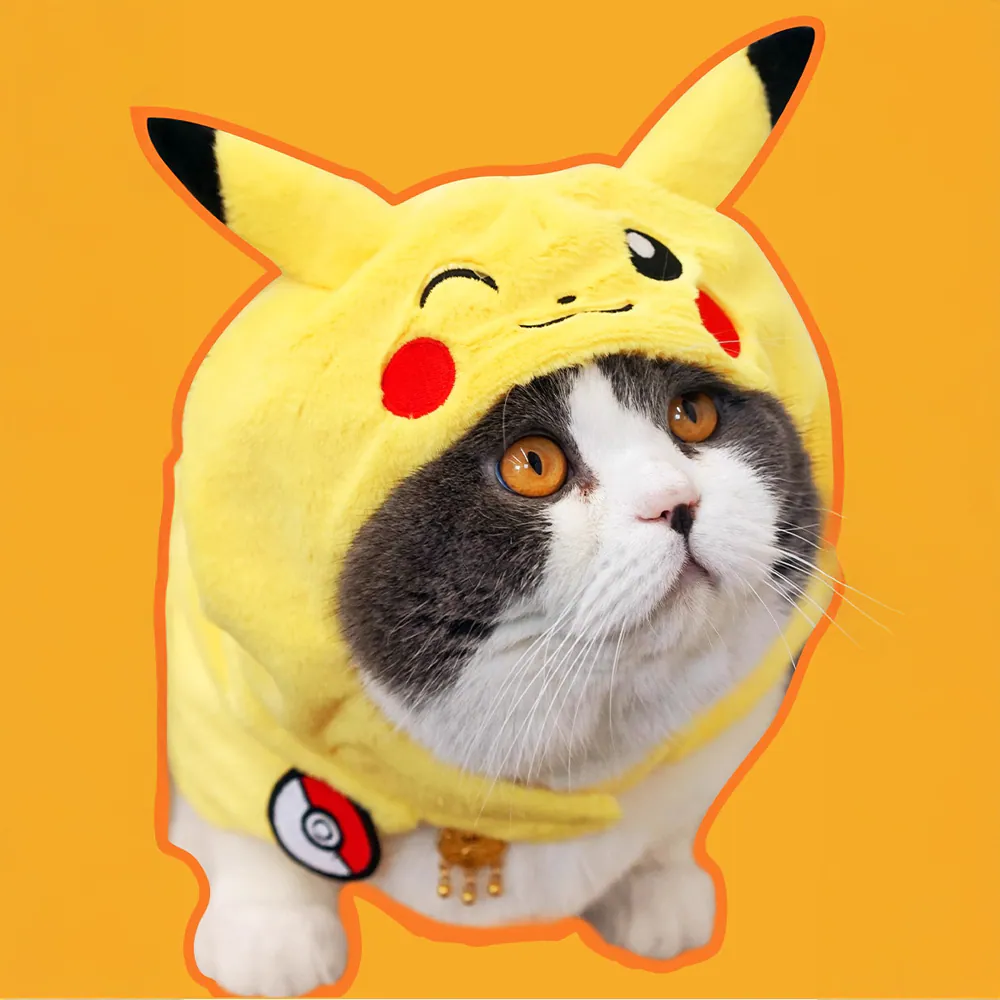 寶可夢兜帽披風-皮卡丘款