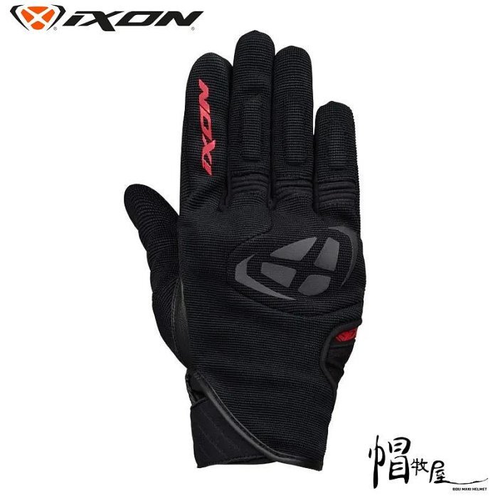 IXON HURRICANE 黑紅 夏季網布透氣防摔手套