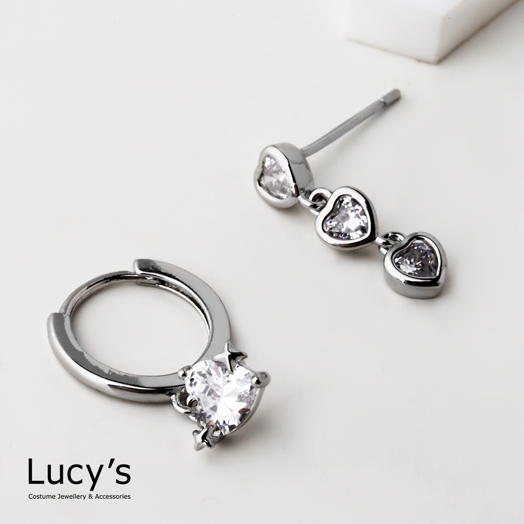 璀璨愛戀 易扣耳環組 (二色) (125027/125028)