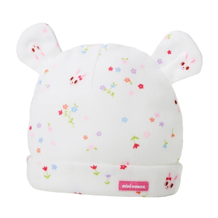 PUREVEIL舞颯兔純棉嬰兒帽-粉紅色