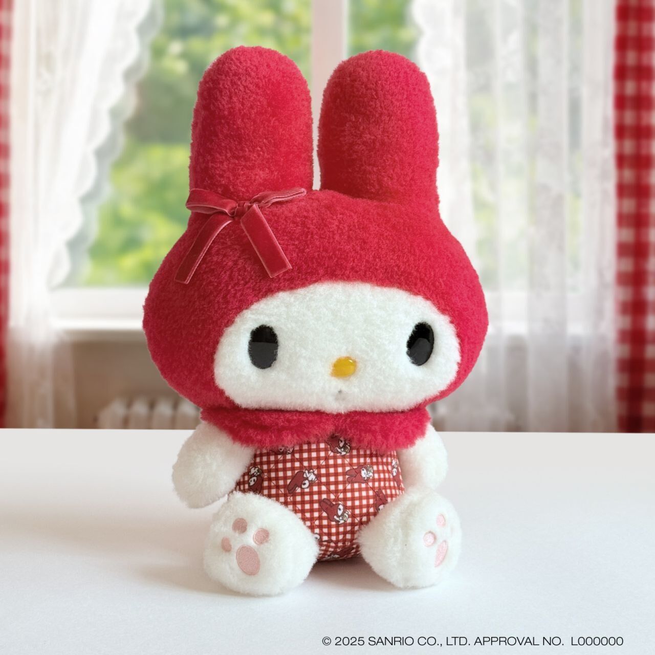 日本 Sanrio My Melody 復古紅色格仔布造型系列