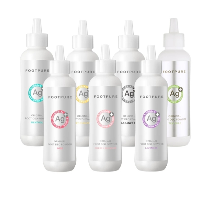 【樂森藥局】FOOTPURE 足淨零 AG+ 經典噴噴鞋蜜粉150ml/55g 10g