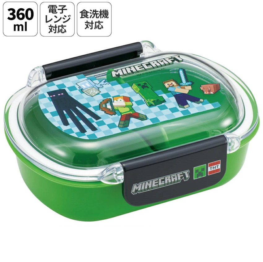 日本製 2026 新版 Skater 圓角餐盒 - Minecraft