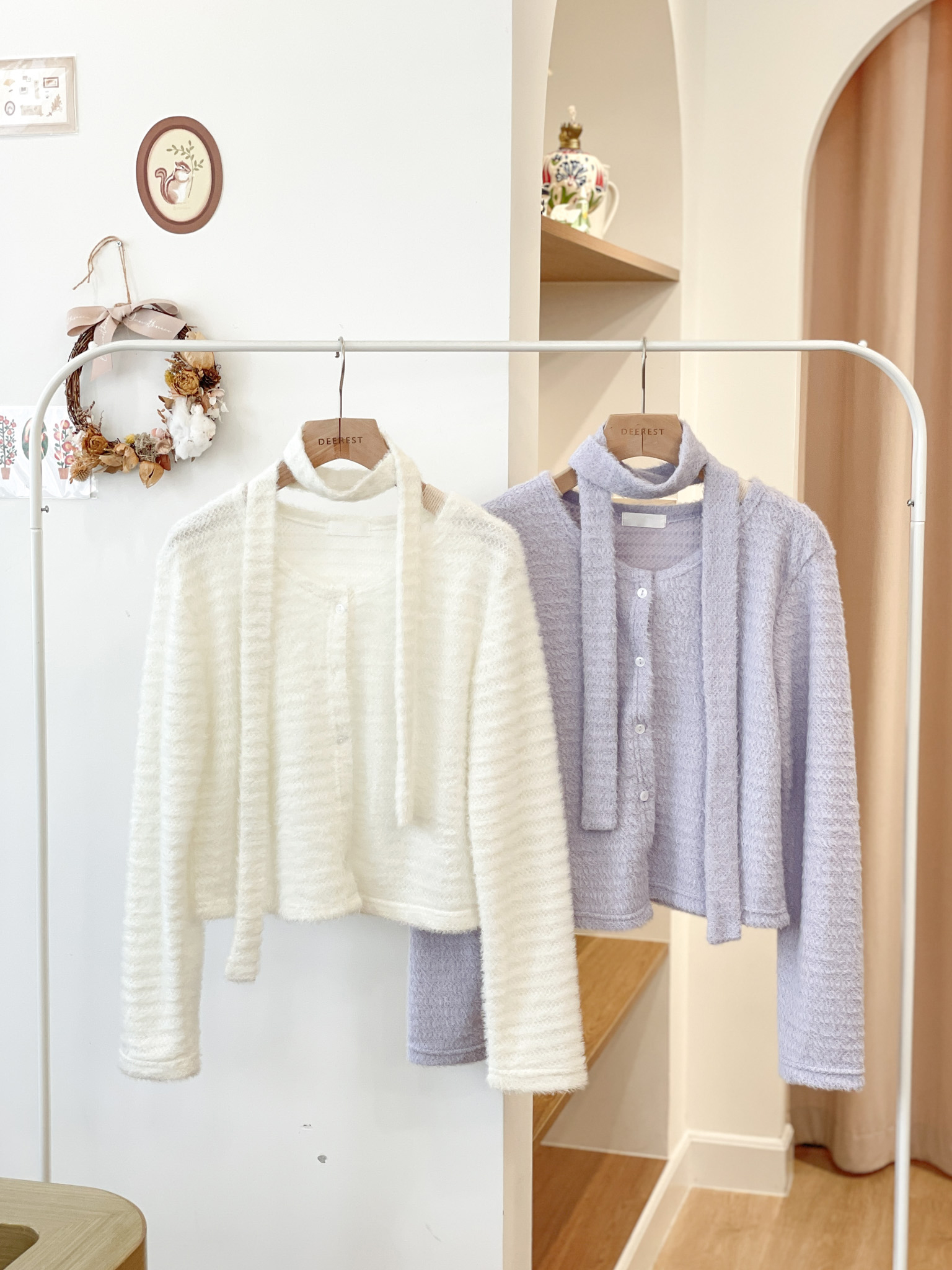 T1459 Lavender Haze Fuzzy Top