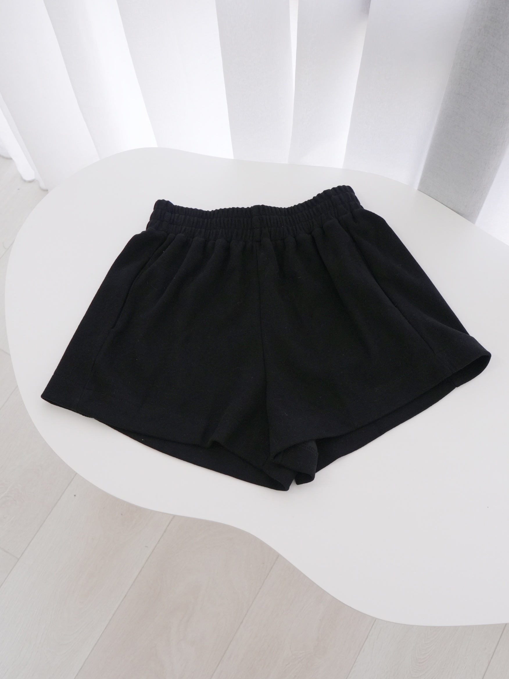 法朵Fado shop｜素面高腰口袋針織短褲 290A008 四色