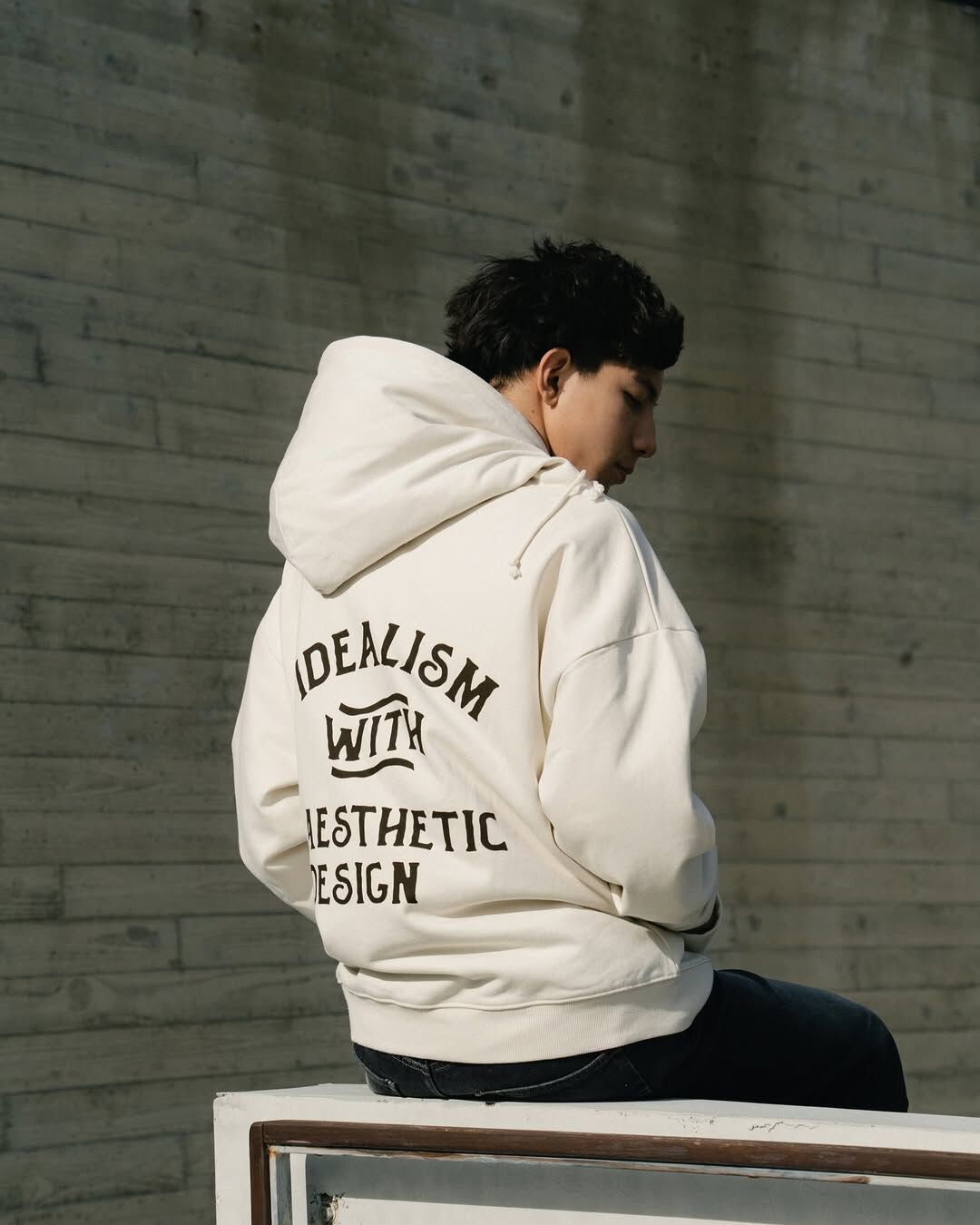 idealism 雙口袋 帽T 米白/咖啡 25 A/W DB Pocket Hoodie