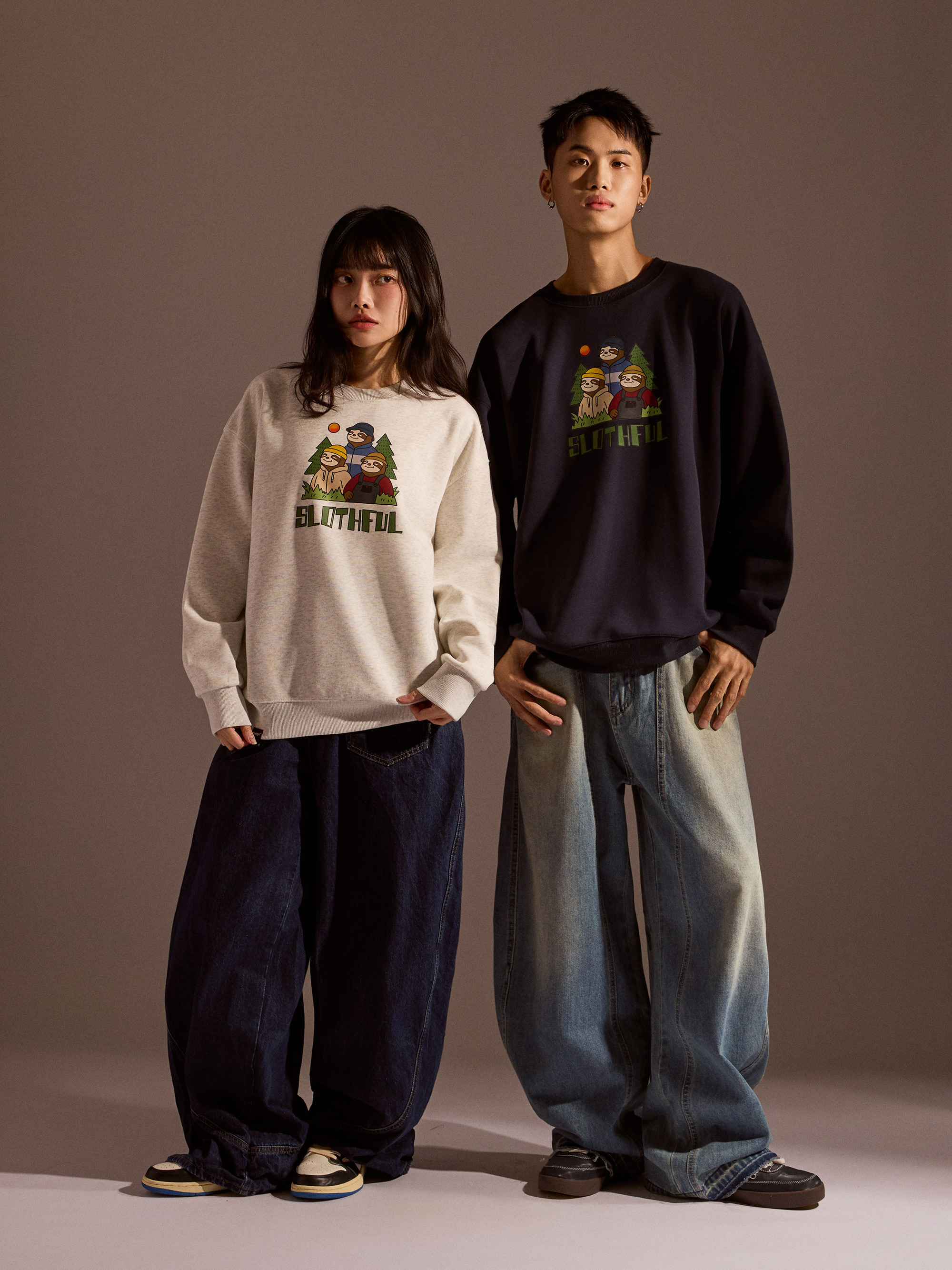 三劍客懶懶大學T