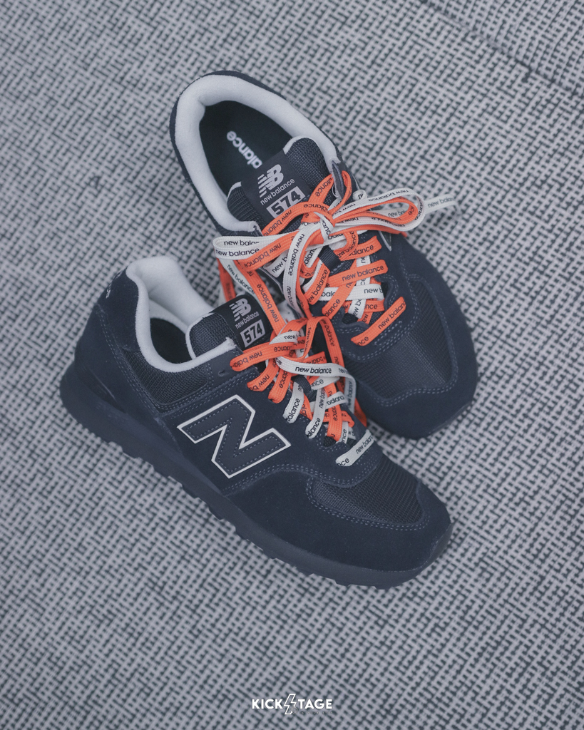 〈連線代購商品〉男女鞋 niko and... X NEW BALANCE 574 NB 全黑 聯名款 三色鞋帶 低筒 休閒 跑鞋【U574NAB】