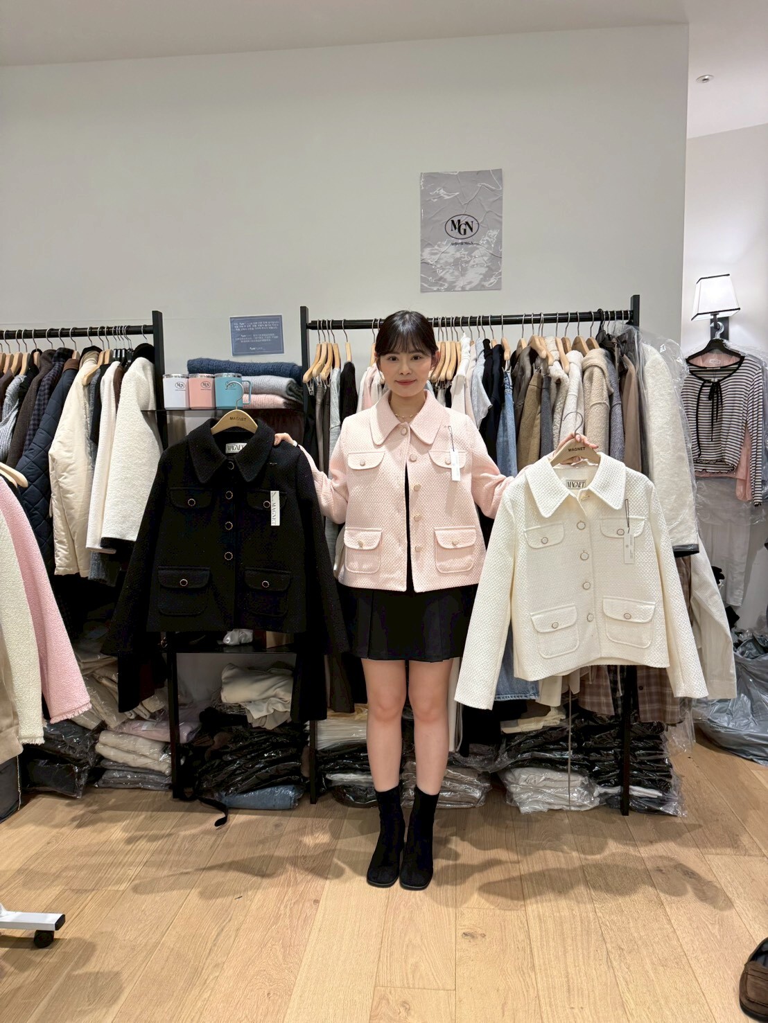 MN5421 翻領挺身貴氣外套 *特價* (優惠碼同充值購物金不適用)