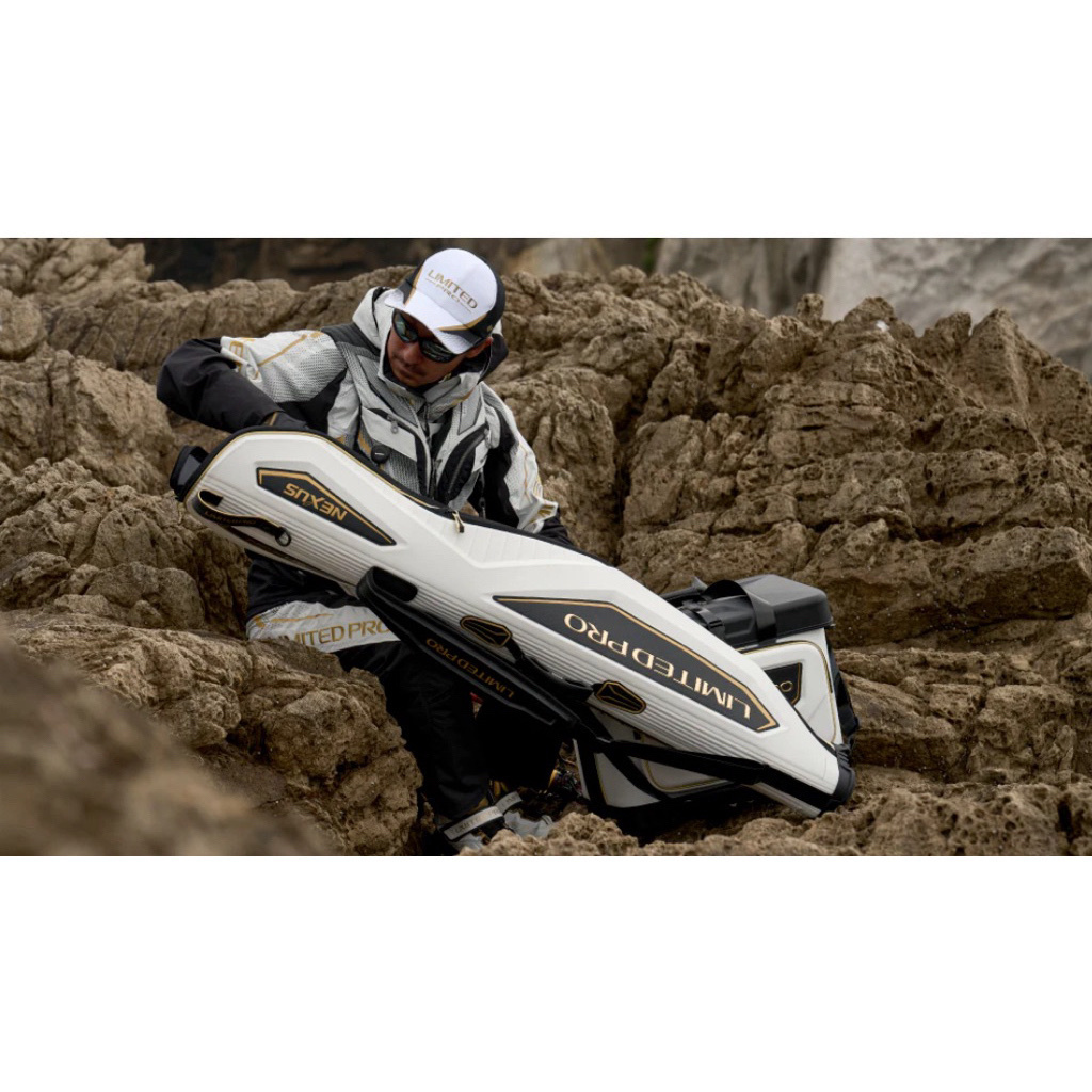 25年限量白19年SHIMANO LIMITED PRO BR-111S 秋磯黑色竿袋135公分