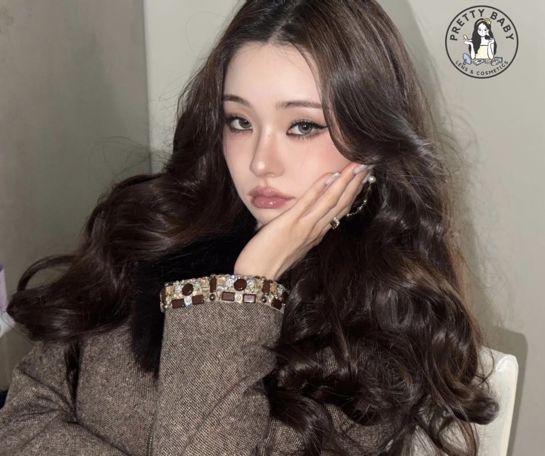 [透明盒散裝]OLENS Muse 1day Shine Brown｜日拋彩妝隱形眼鏡｜每盒10片