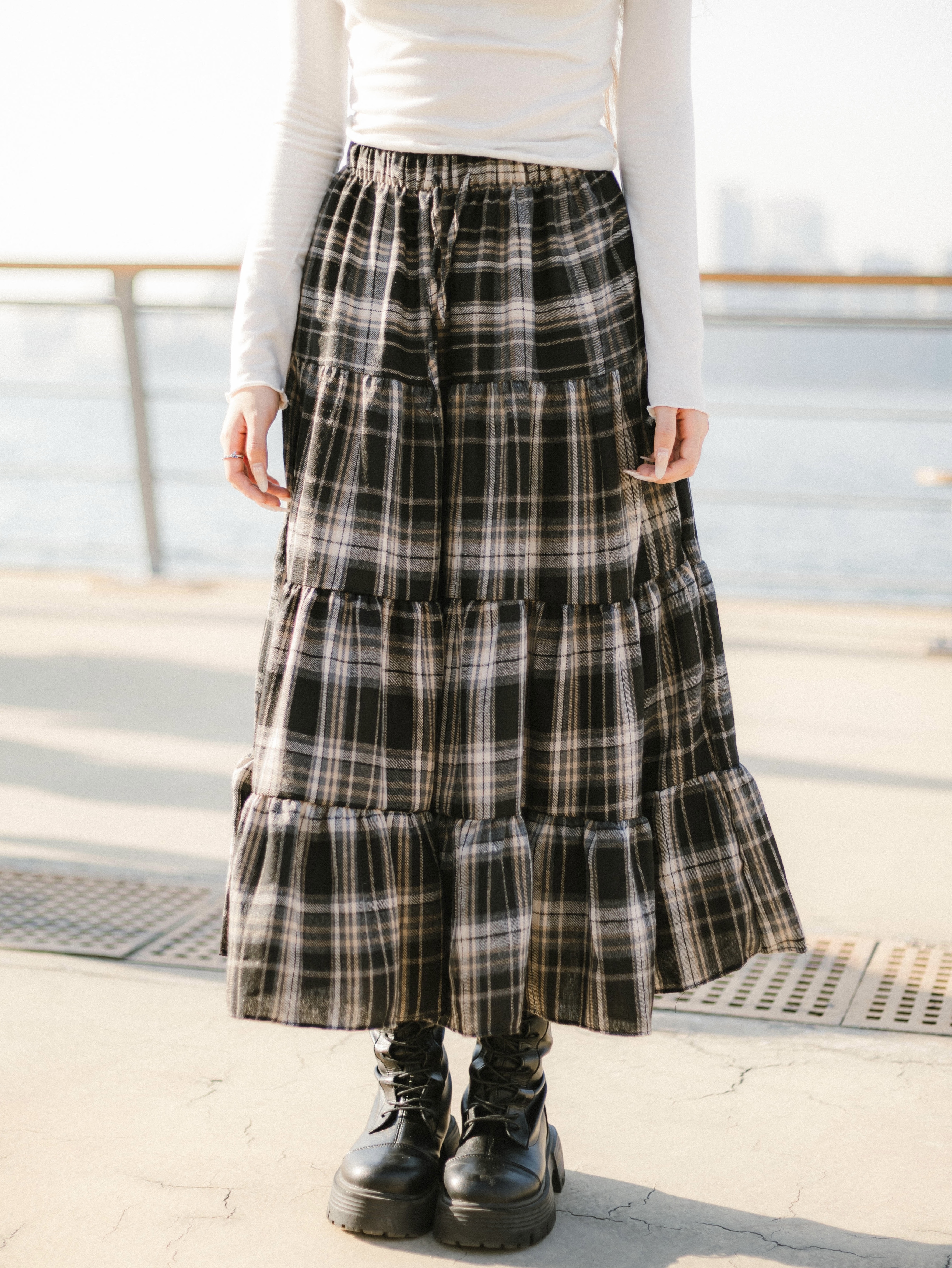 Winter Color Tone Cake Skirt