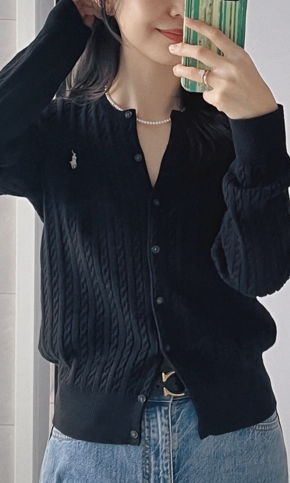 Polo Ralph Lauren 開襟長袖毛衣 大童款