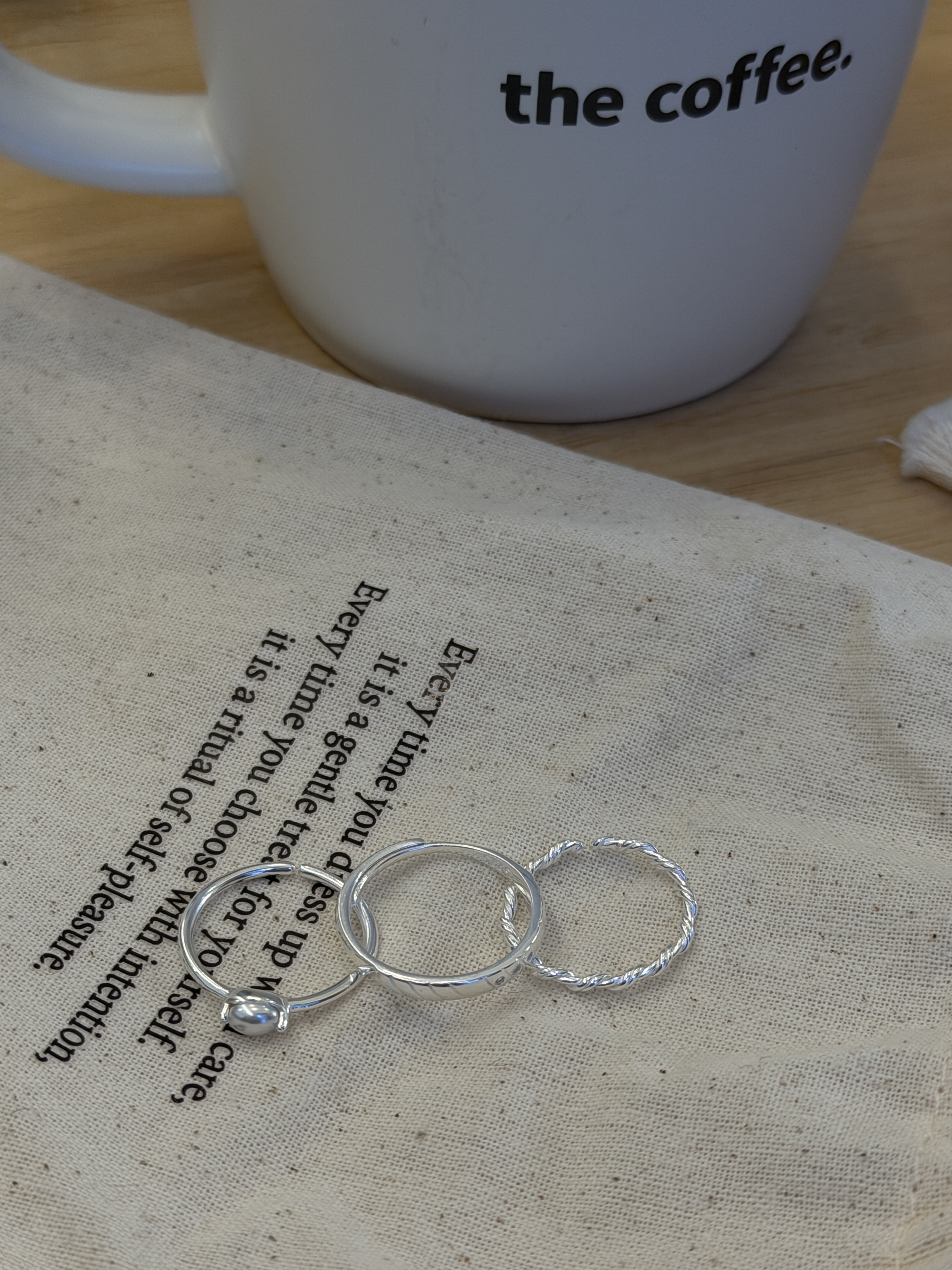 米粒珍珠開口戒