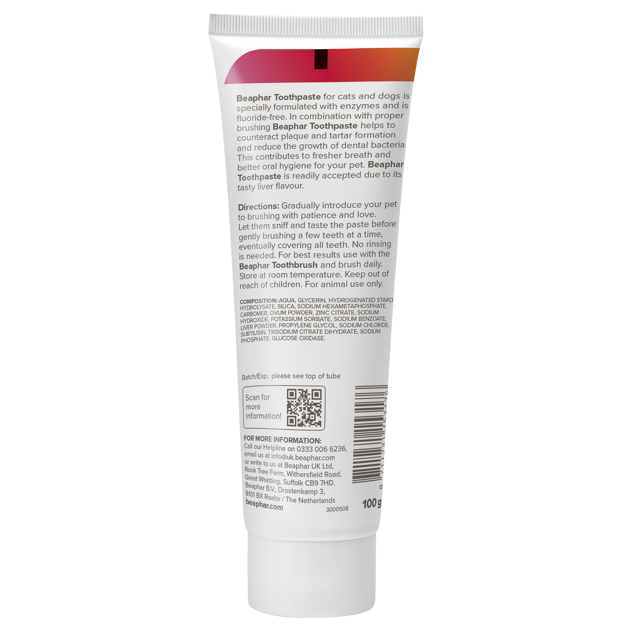 荷蘭威霸 貓犬用牙膏 100G