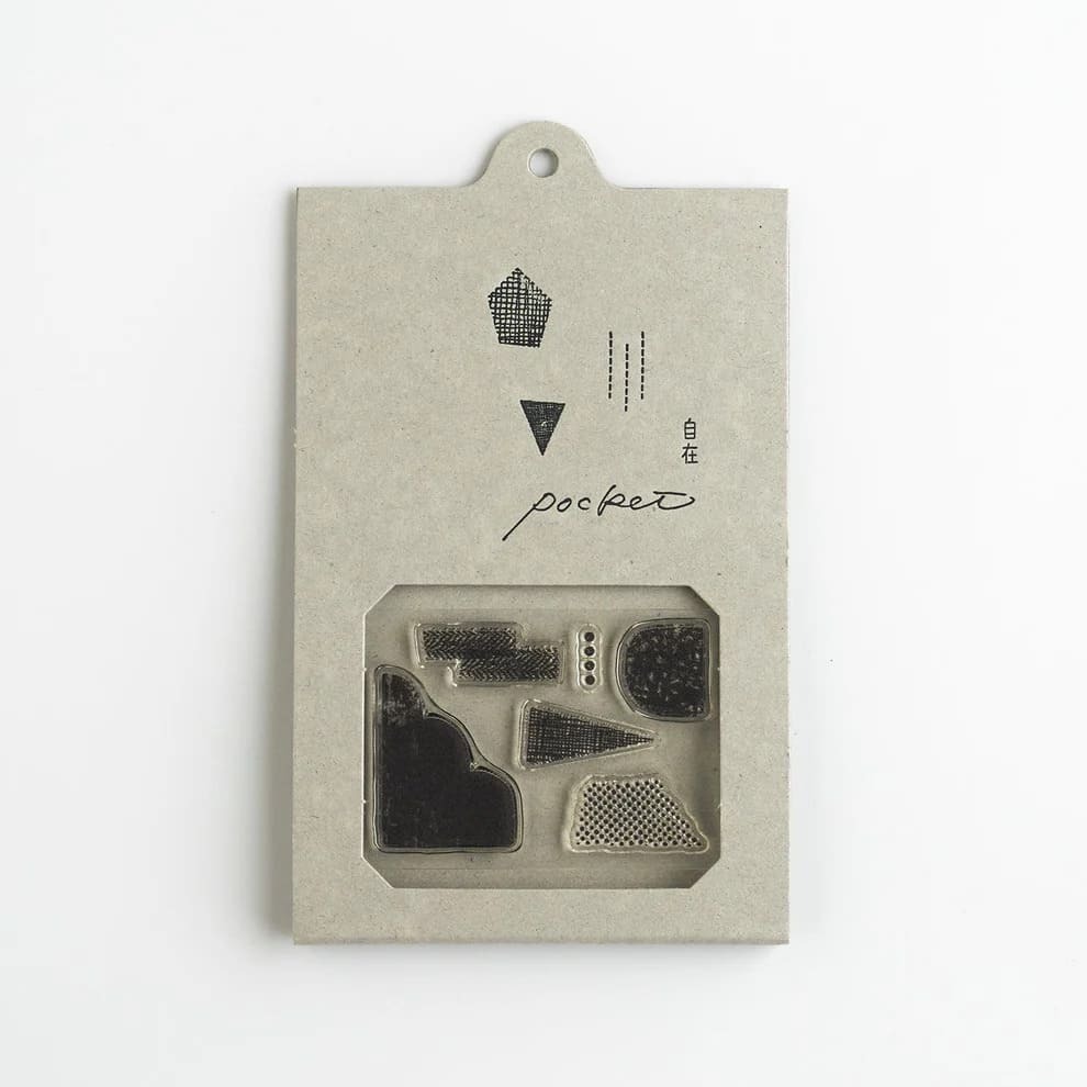 水縞 自在水晶印章 Pocket｜紋理03｜JAPAN