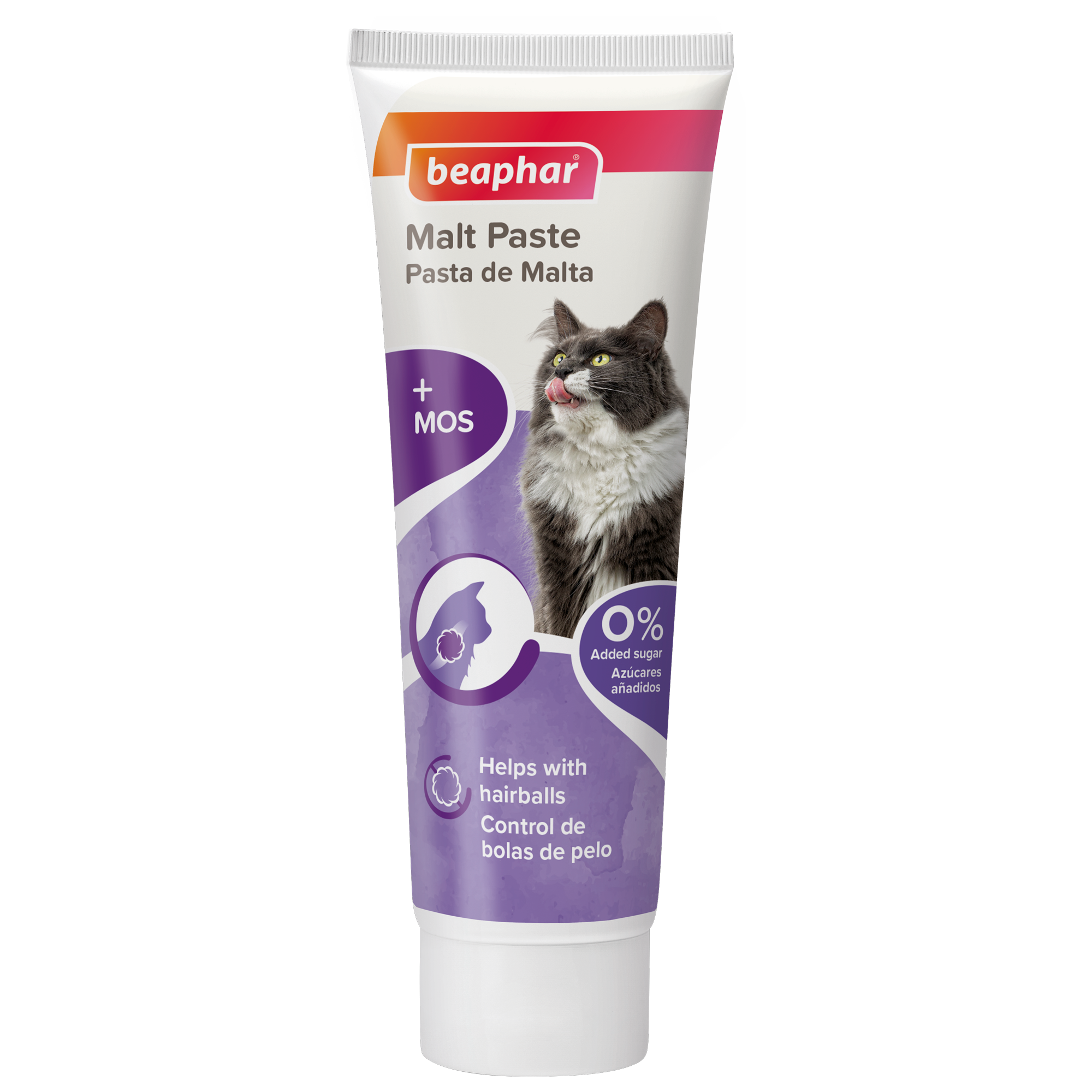 荷蘭威霸 貓用雙色化毛膏 100G [紫]