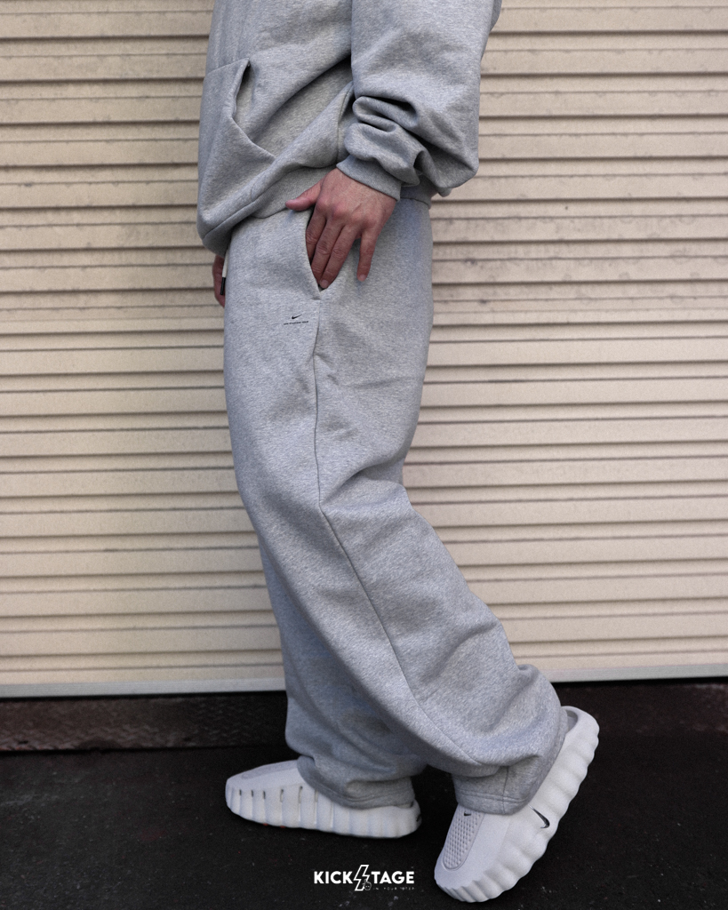 男款 NIKE TF SI BRSH OPEN HEM PA 灰色 小標 印花 內刷毛 運動 休閒 棉褲 長褲【IM6334-063】NKTF