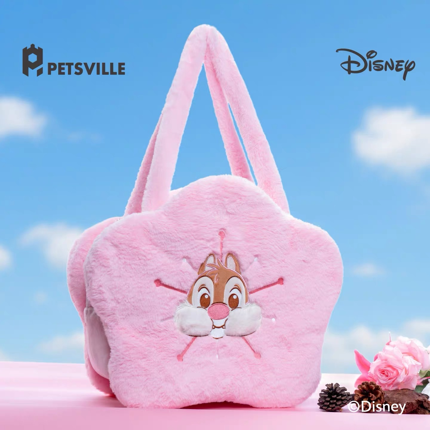 PETSVILLE 派思维 迪士尼联名 宠物外出背包 斜挎包