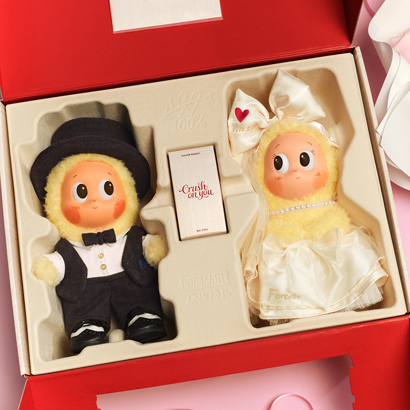 POP MART 泡泡瑪特星星人 怦然星動系列-搪膠毛絨公仔禮盒