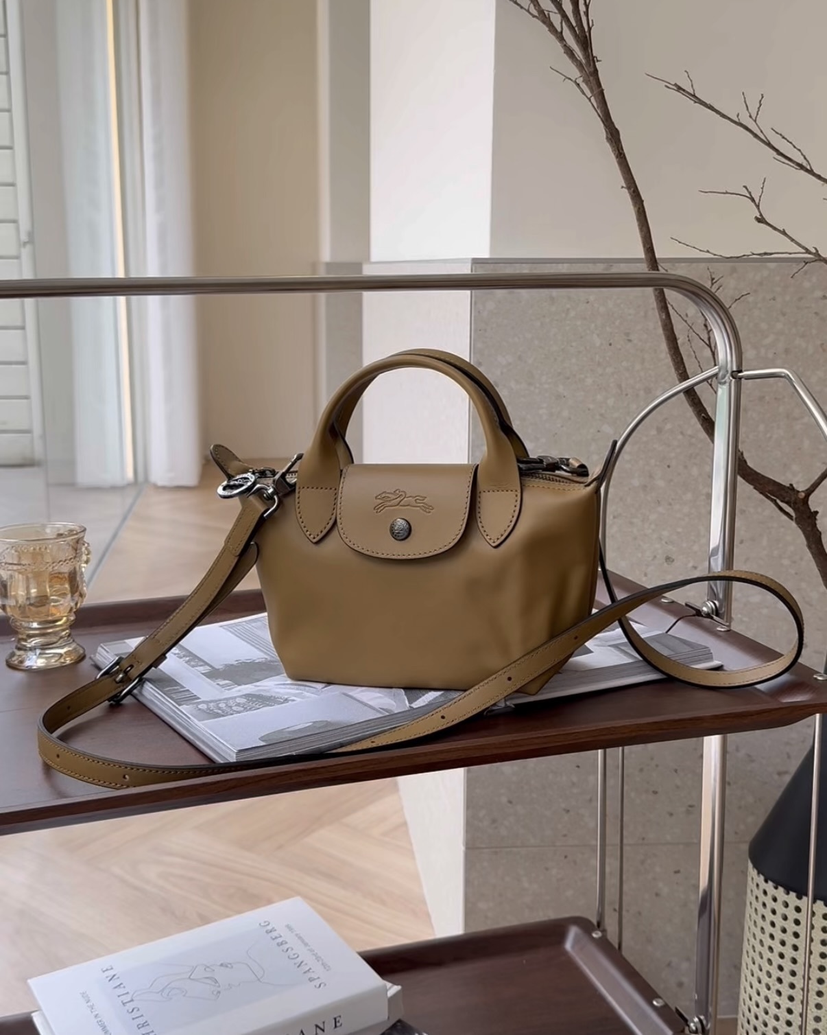 LONGCHAMP｜LE PLIAGE XTRA 手提包 XS 菸草色