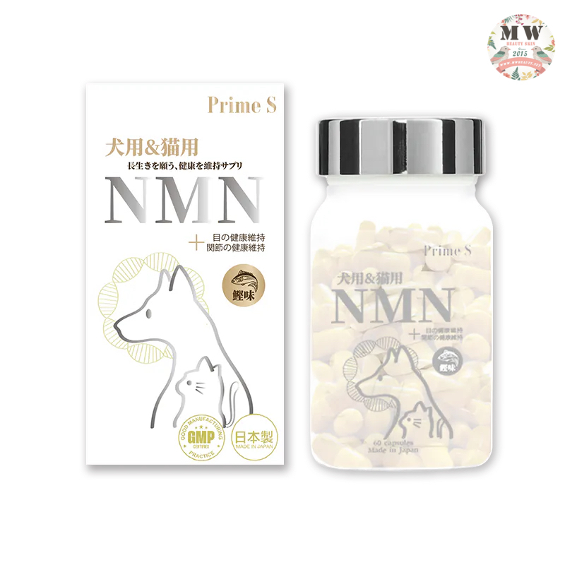 Prime S - 寵物專用抗老修復護眼強骨補充膠囊 (鰹魚味) (60粒)