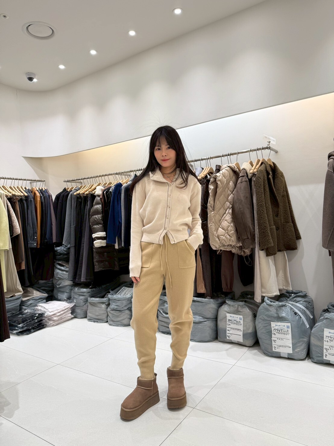 BI5424 慵懶風高腰收腳休閒褲 *特價* (優惠碼同充值購物金不適用)