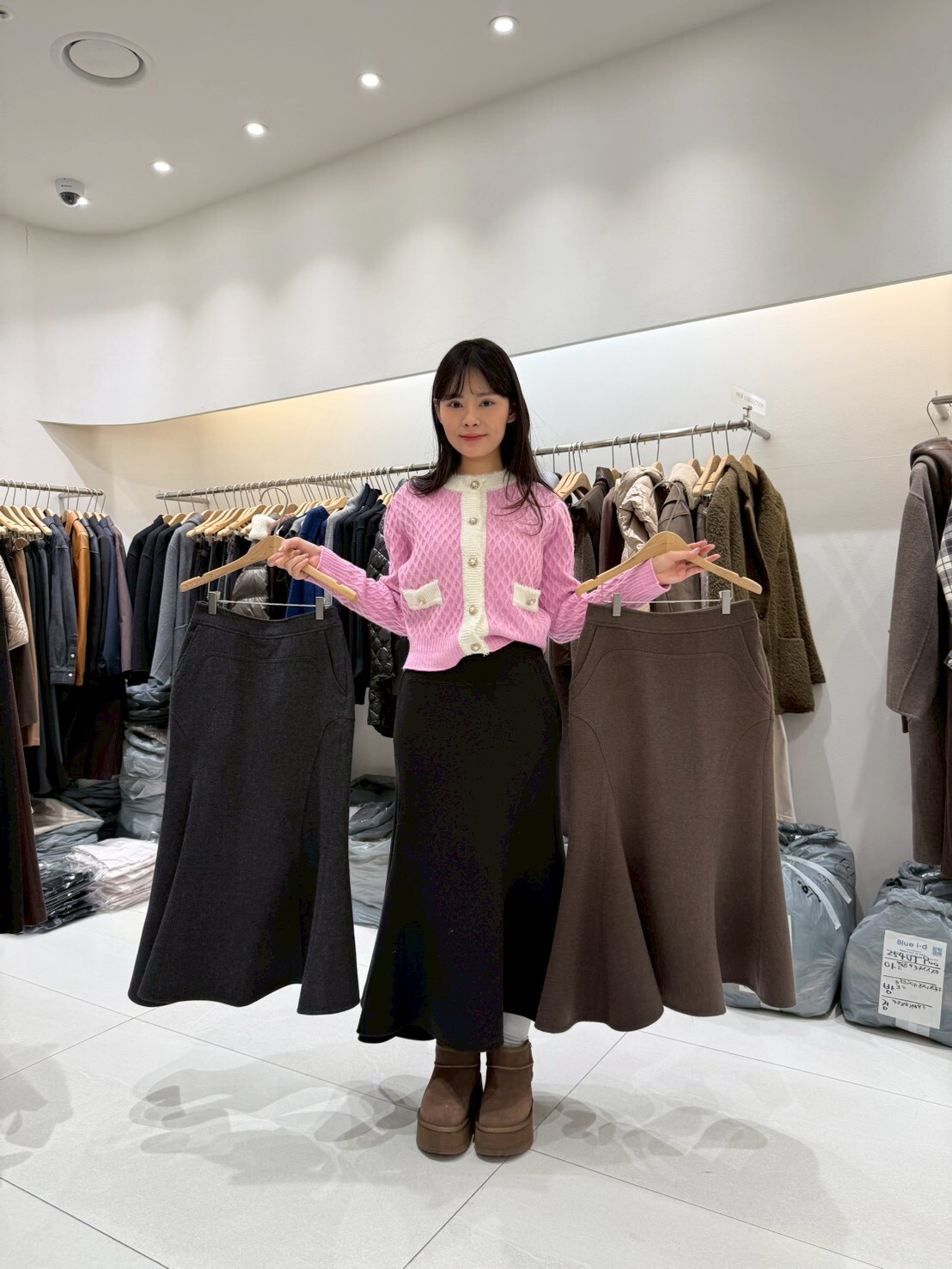 BI5417 高腰後開衩魚尾半身裙 *特價* (優惠碼同充值購物金不適用)