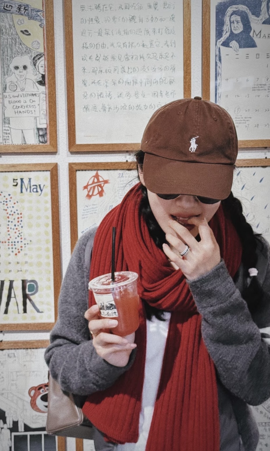 Polo Ralph Lauren 棉質標誌刺繡 棒球帽 啡色